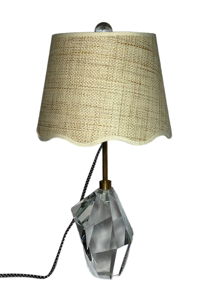 Scalloped Raffia Hardback Shade