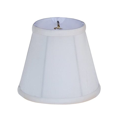 Basic Empire - Candelabra Clip 100% Pongee Silk - Oyster - Lux Lamp Shades