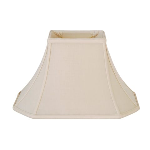 Brussels Rectangle 100% Pongee Silk Lamp Shade - Sand - Lux Lamp Shades