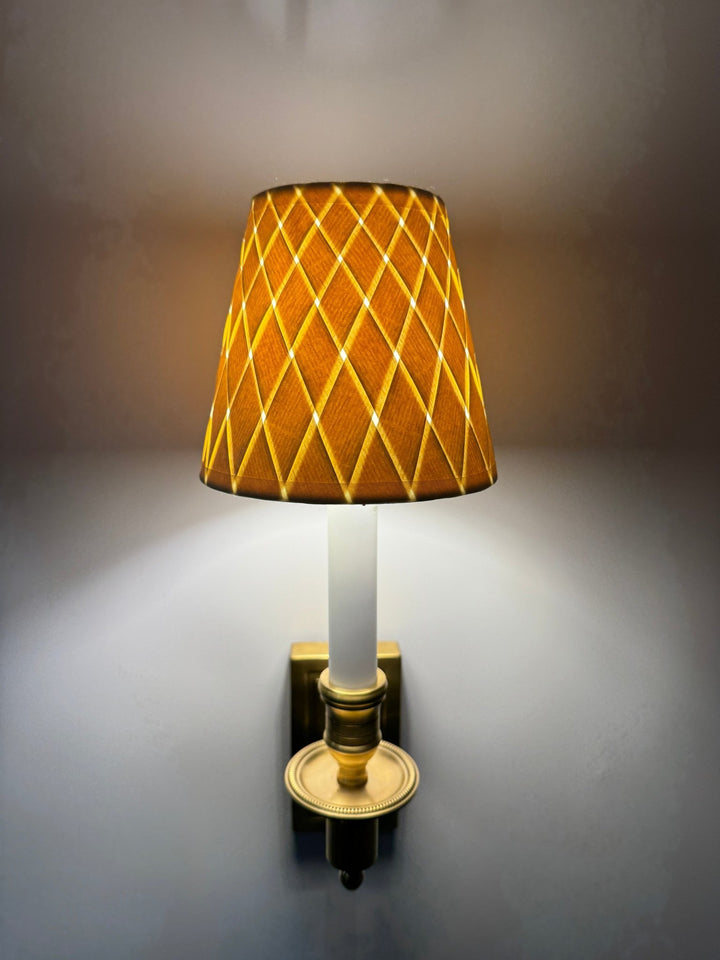 Woven Paper Chandelier Lamp Shade - Available in Two Sizes - Lux Lamp Shades