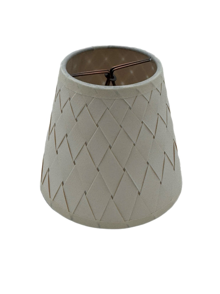 Woven Paper Chandelier Lamp Shade - Available in Two Sizes - Lux Lamp Shades
