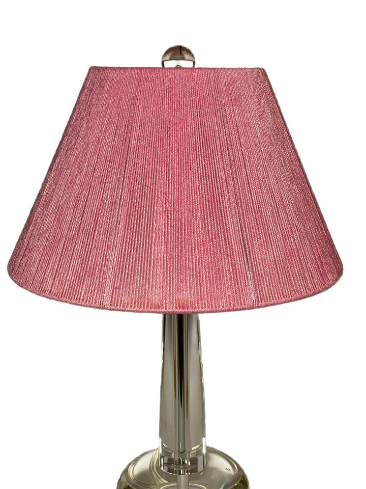 16” Haute Pink Jute String Empire Lamp Shade - Lux Lamp Shades