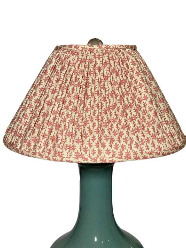 17" Custom Empire Shade made with Sister Parish Burmese fabric - Lux Lamp Shades