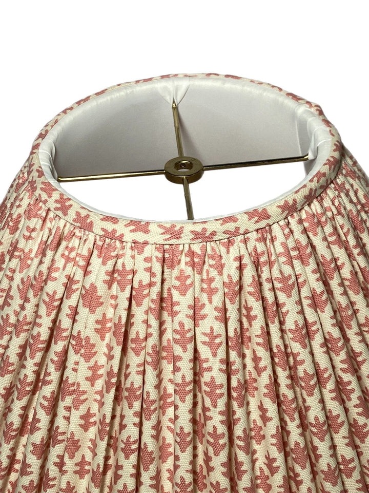 17" Custom Empire Shade made with Sister Parish Burmese fabric - Lux Lamp Shades