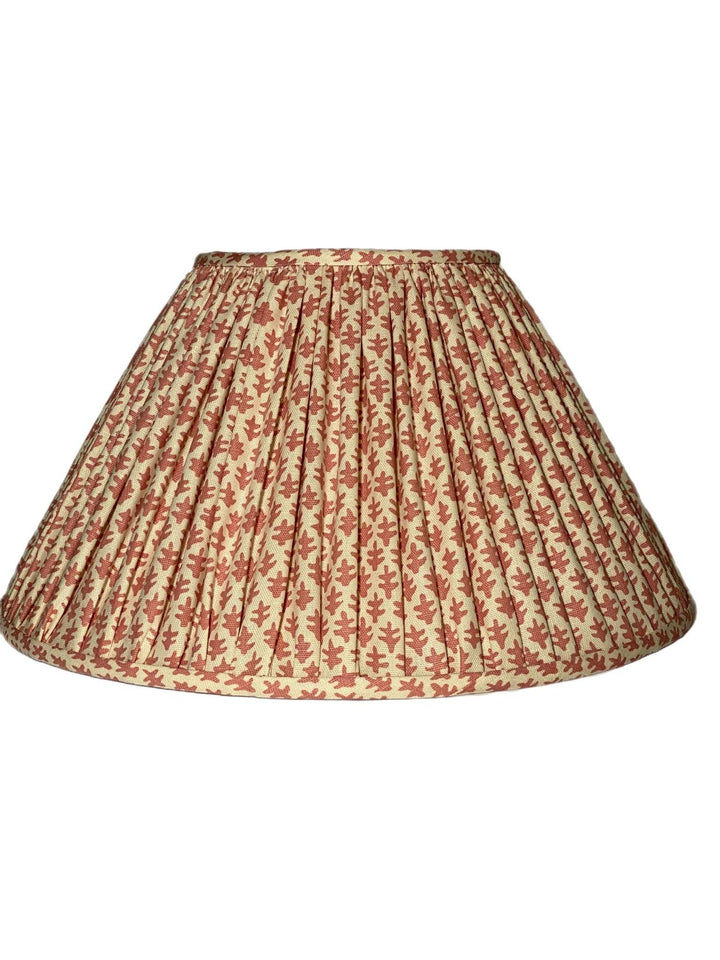 17" Custom Empire Shade made with Sister Parish Burmese fabric - Lux Lamp Shades
