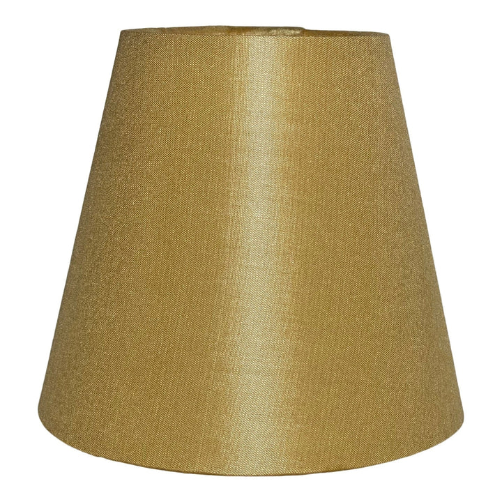 5" Gold Silk Hardback - Lux Lamp Shades