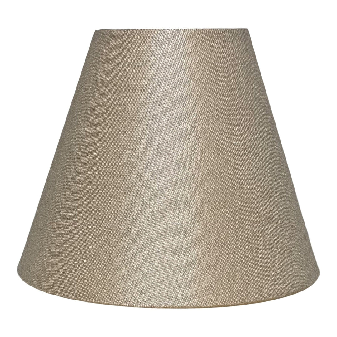 6" Sand Silk Hardback Sconce or Chandelier Shade - Lux Lamp Shades
