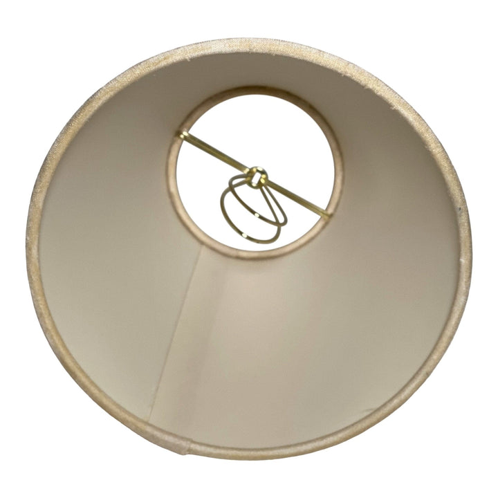 6" Sand Silk Hardback Sconce or Chandelier Shade - Lux Lamp Shades