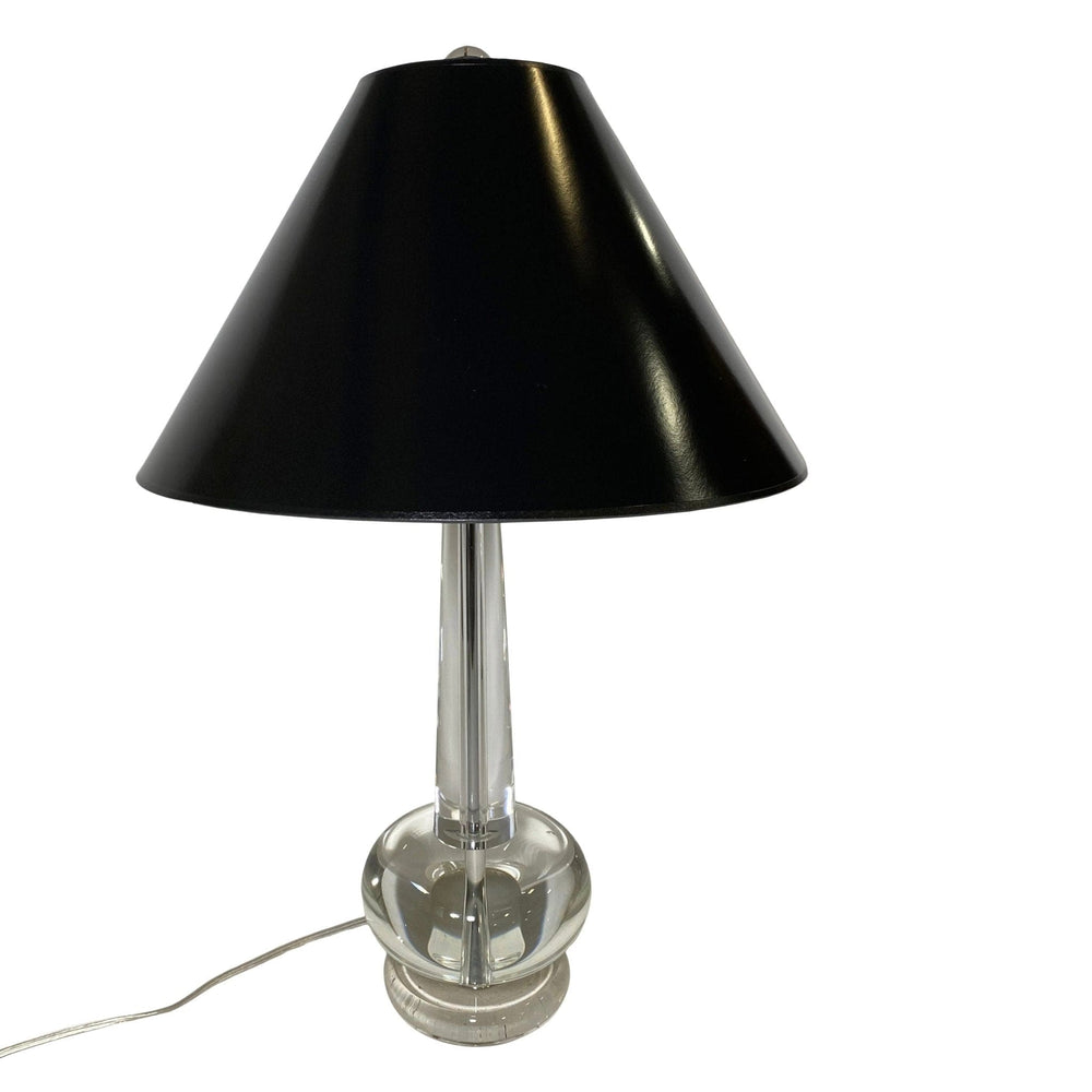 Black Paper with WHITE interior Empire Hard-back Lamp Shade - Multiple Sizes + CUSTOM SIZES - Lux Lamp Shades