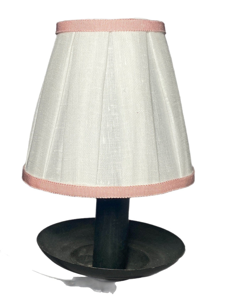 Box Pleat Linen - Empire Chandelier Shade - Available in Three Sizes + Add Custom Trim - Lux Lamp Shades