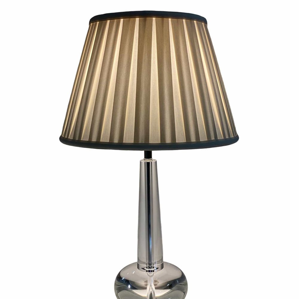 British Box Pleat Pembroke Cream Anna Linen - Limited stock - Lux Lamp Shades