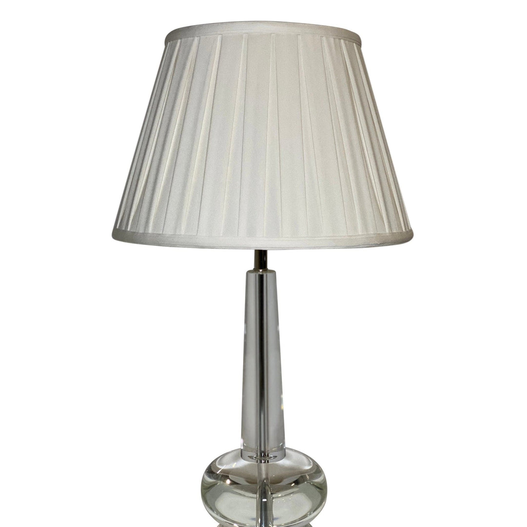 British Box Pleat Pembroke Cream Anna Linen - Limited stock - Lux Lamp Shades