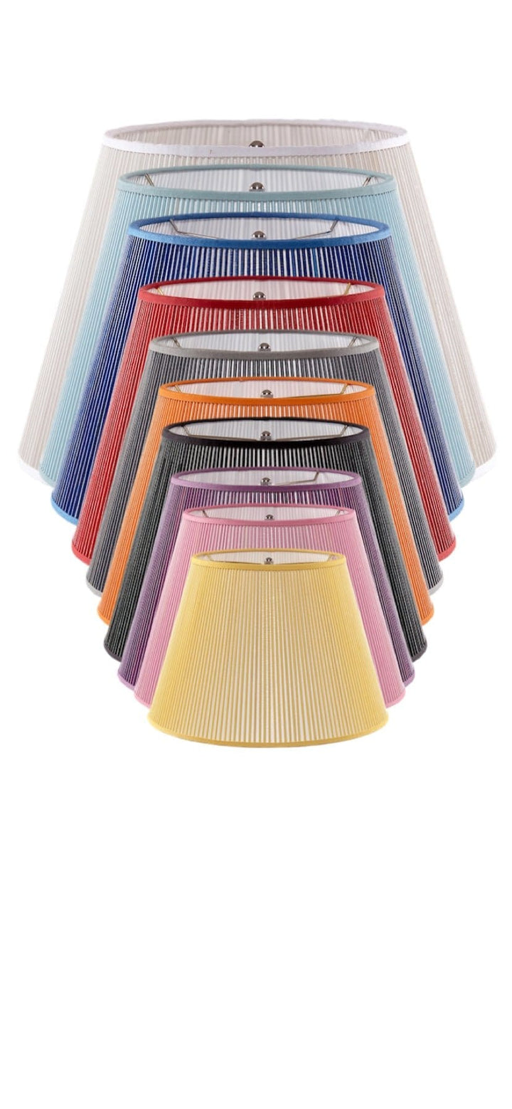 British Empire Stick Lamp Shade - 7 sizes and 14 colors - Lux Lamp Shades