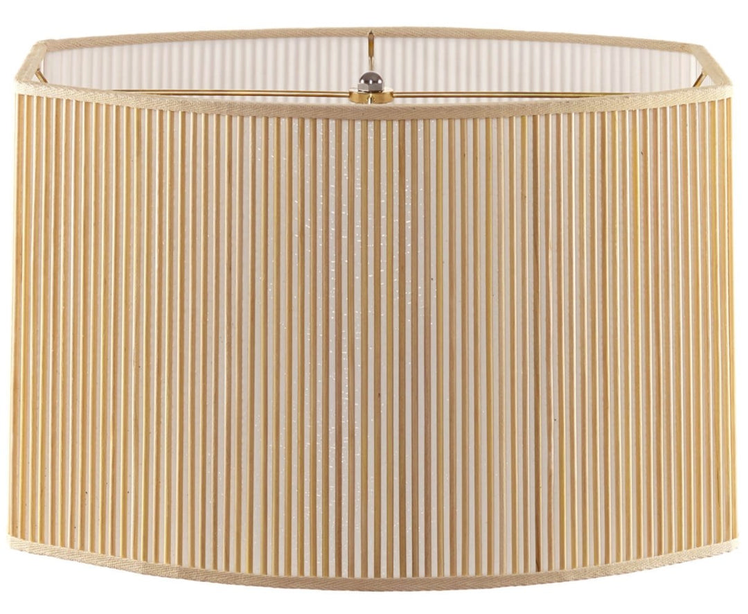 Chipped Oval Stick Lamp shade - 4 sizes & 14 Colors - Lux Lamp Shades