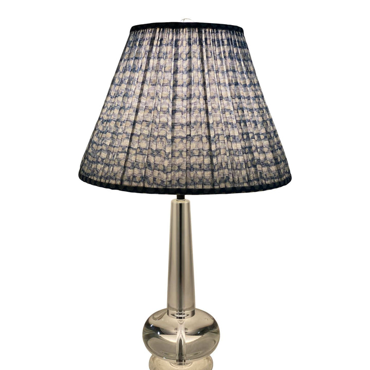 Custom Gathered Fermoie Fabric Empire Shades – 16" and 18" Bases - Lux Lamp Shades