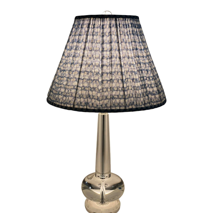 Custom Gathered Fermoie Fabric Empire Shades – 16" and 18" Bases - Lux Lamp Shades