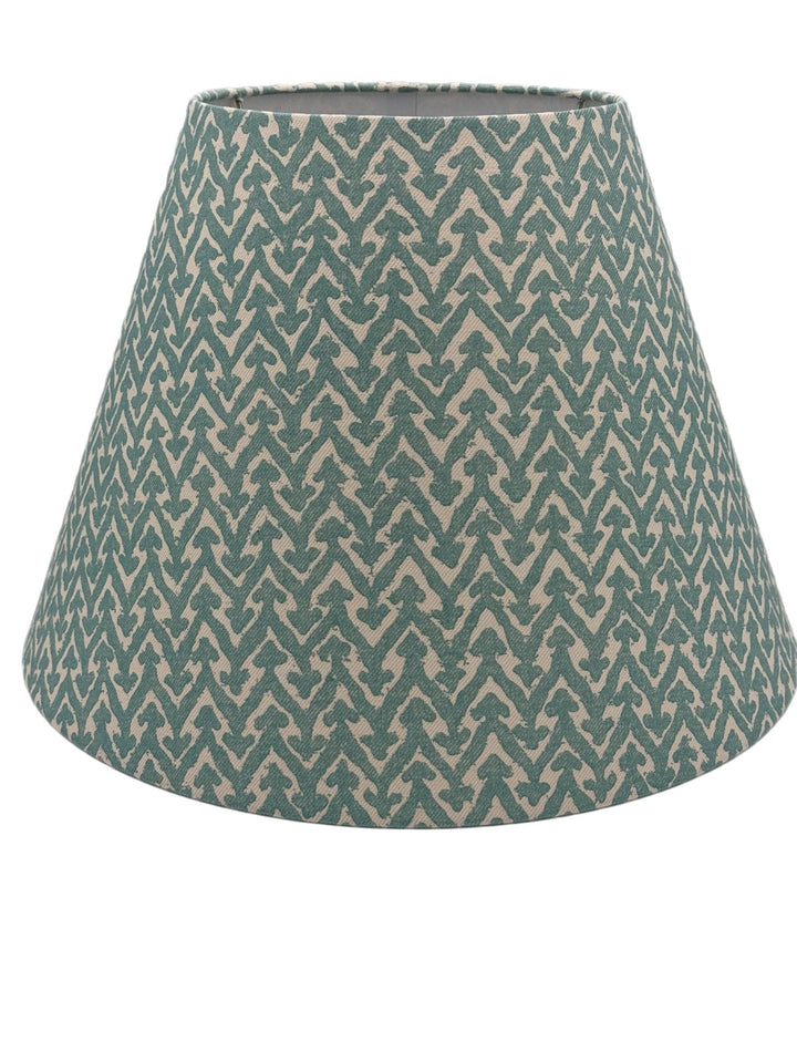 Custom Hardback Empire Shades Made using Fermoie Fabric - 16" and 18" base - Lux Lamp Shades