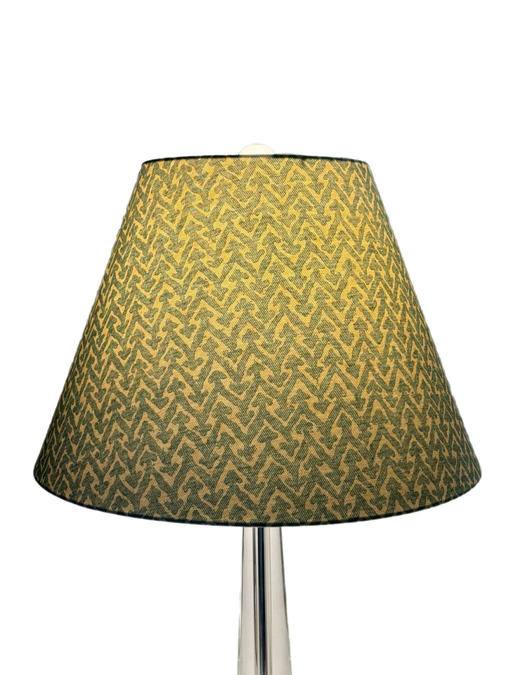 Custom Hardback Empire Shades Made using Fermoie Fabric - 16" and 18" base - Lux Lamp Shades