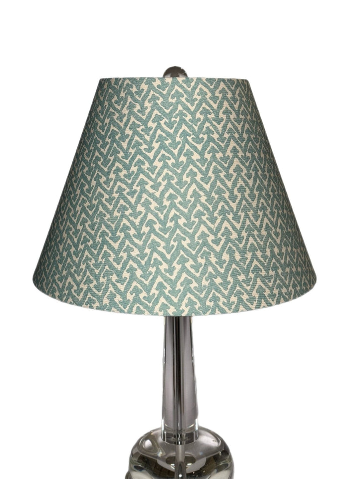 Custom Hardback Empire Shades Made using Fermoie Fabric - 16" and 18" base - Lux Lamp Shades