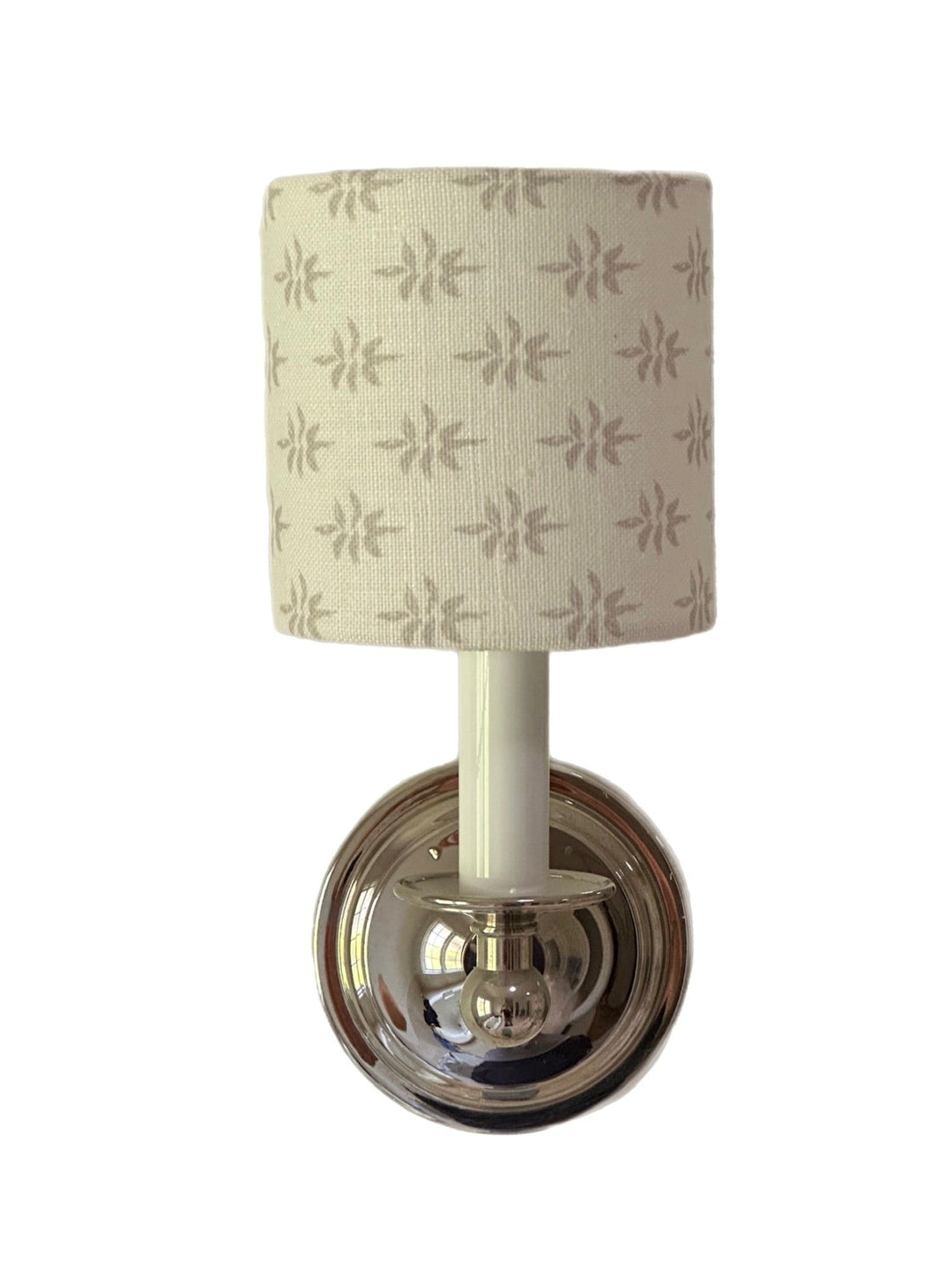 Custom Sconce Lamp Shade made with - 5" Half Drum with Candle Clip (12 shades in stock) - Lux Lamp Shades