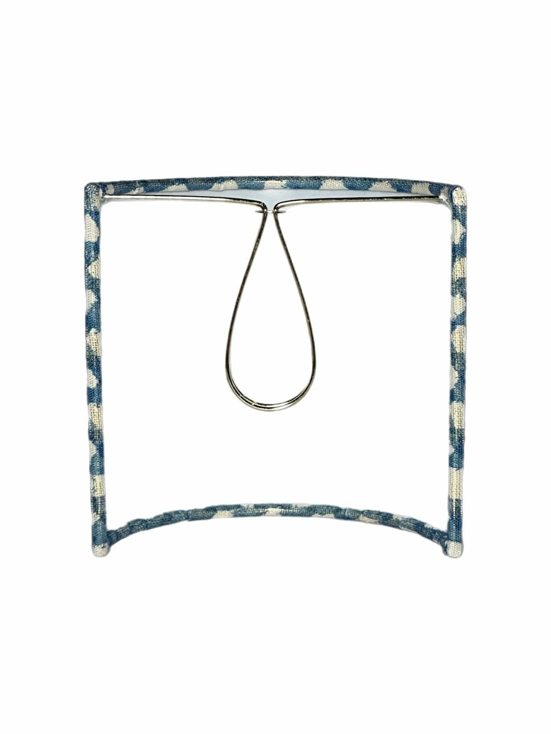 Custom Sconce Lamp Shade made with Fermoie Fabric - 5" Half Drum with Candle Clip (12 shades in stock) - Lux Lamp Shades