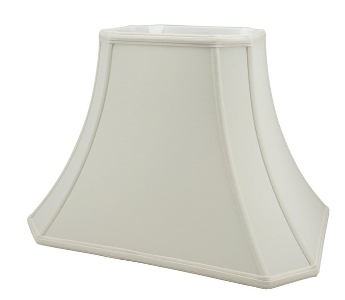 Cut Corner Rectangle Bell Lamp Shades - Available in five sizes - Lux Lamp Shades
