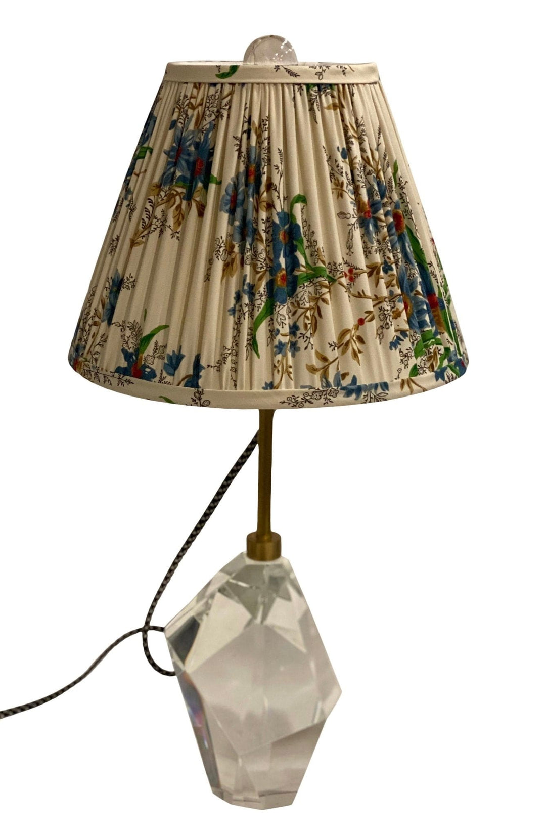 Decors Barbares Ete Moscovite Indigo Gathered 12" shade *** Only (1) shade available**** - Lux Lamp Shades