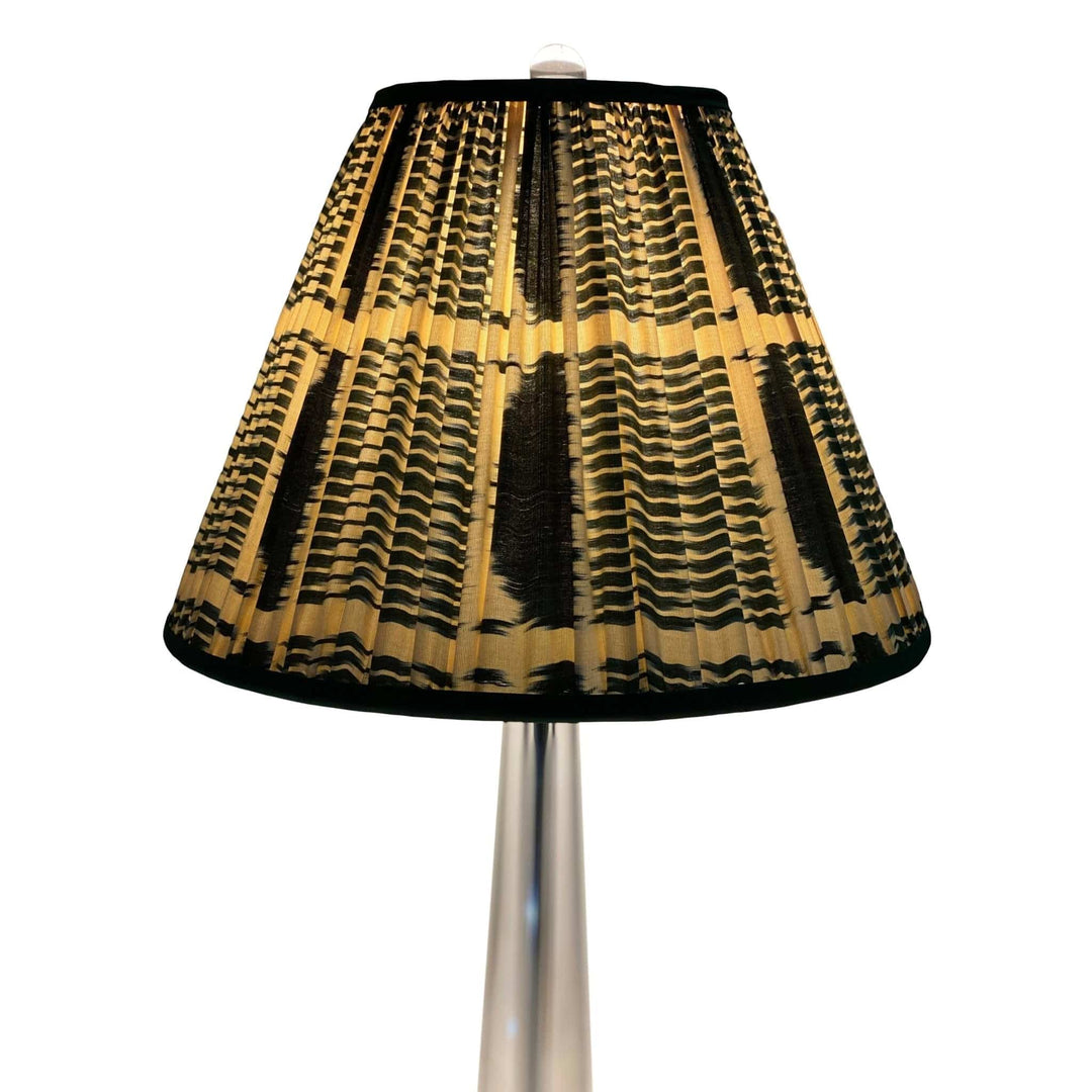 Gathered IKAT Silk Empire - Lux Lamp Shades