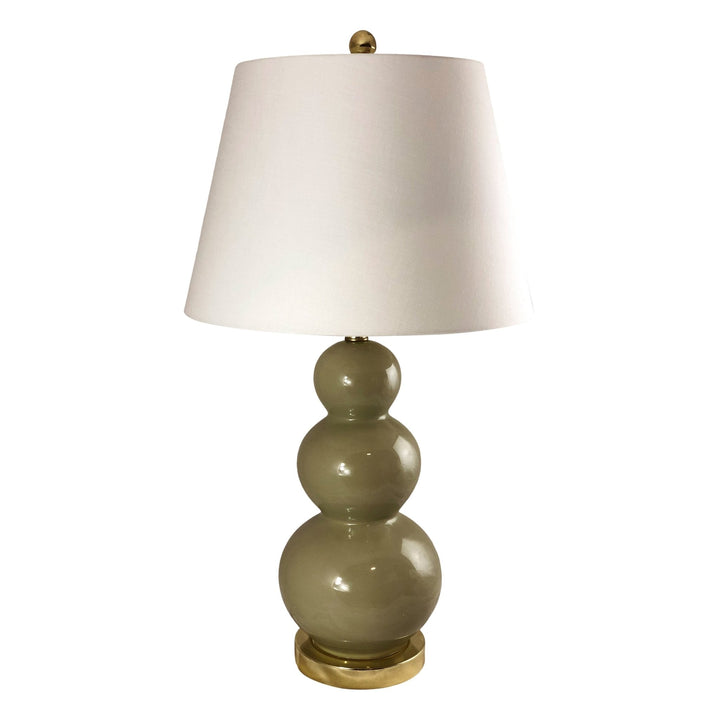 Linen Pembroke Lamp Shade with Custom Trim Options - Lux Lamp Shades