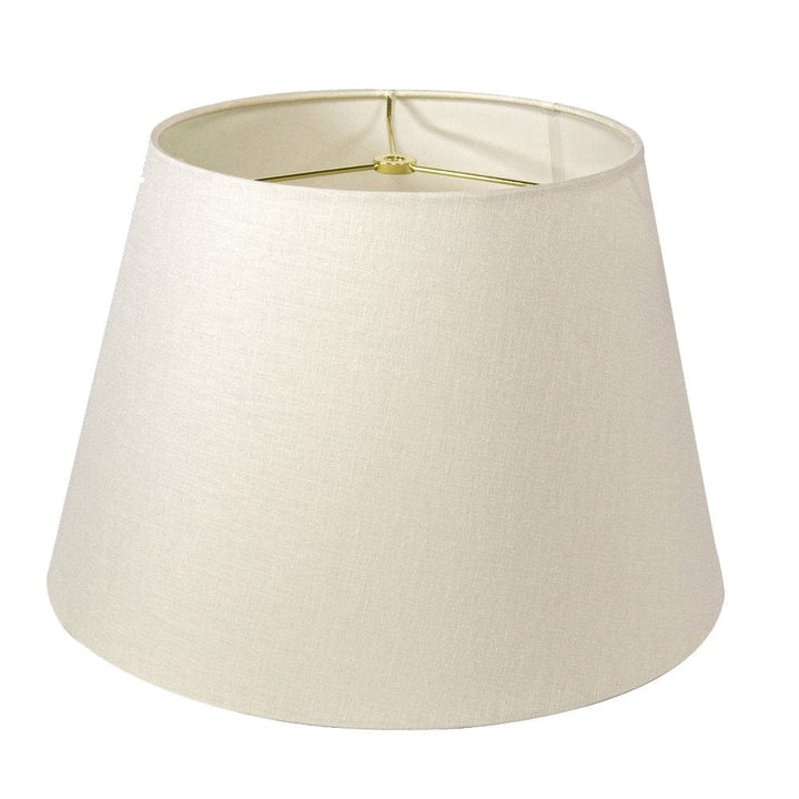 Linen Pembroke Lamp Shade with Custom Trim Options - Lux Lamp Shades