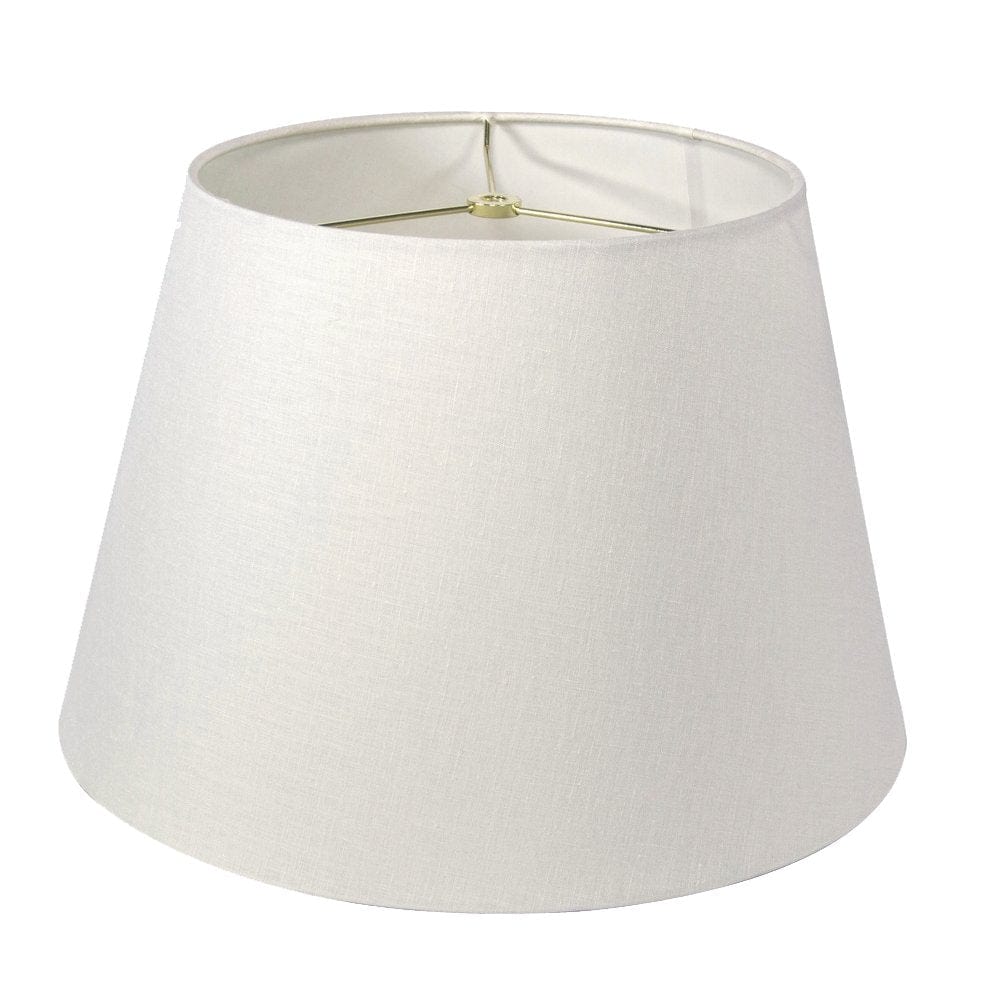 Linen Pembroke Lamp Shade with Custom Trim Options - Lux Lamp Shades