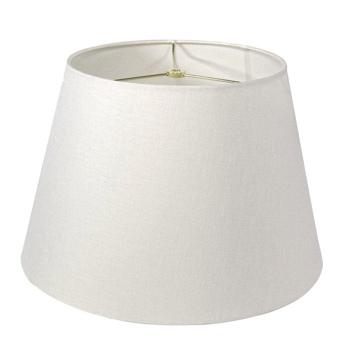Linen Pembroke Lamp Shade with Custom Trim Options - Lux Lamp Shades