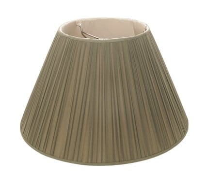 Spinach Sheer Silk - Empire - 18” - Lux Lamp Shades'
