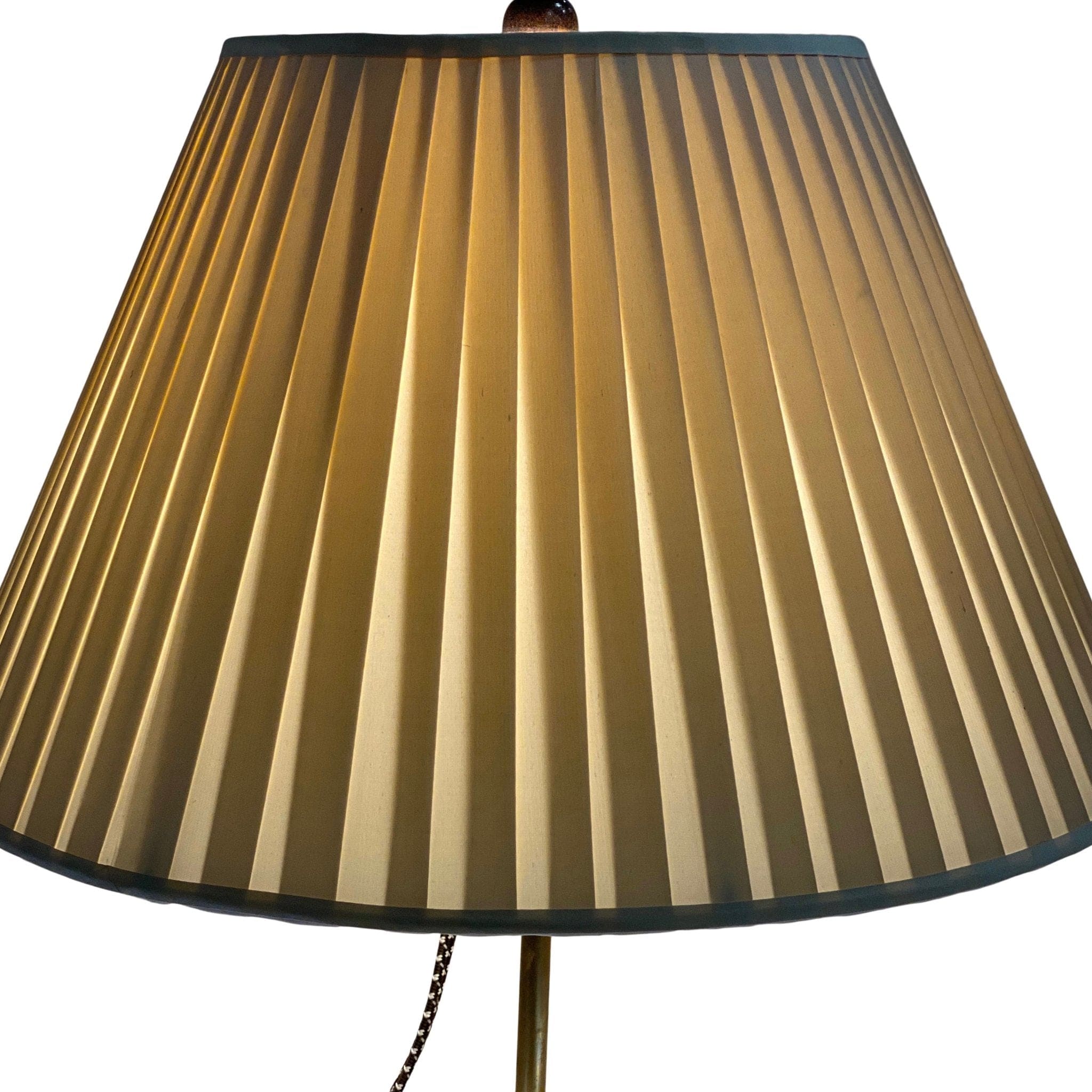 Sugar Knife Pleat Silk Empire 18” Lux Lamp Shades'
