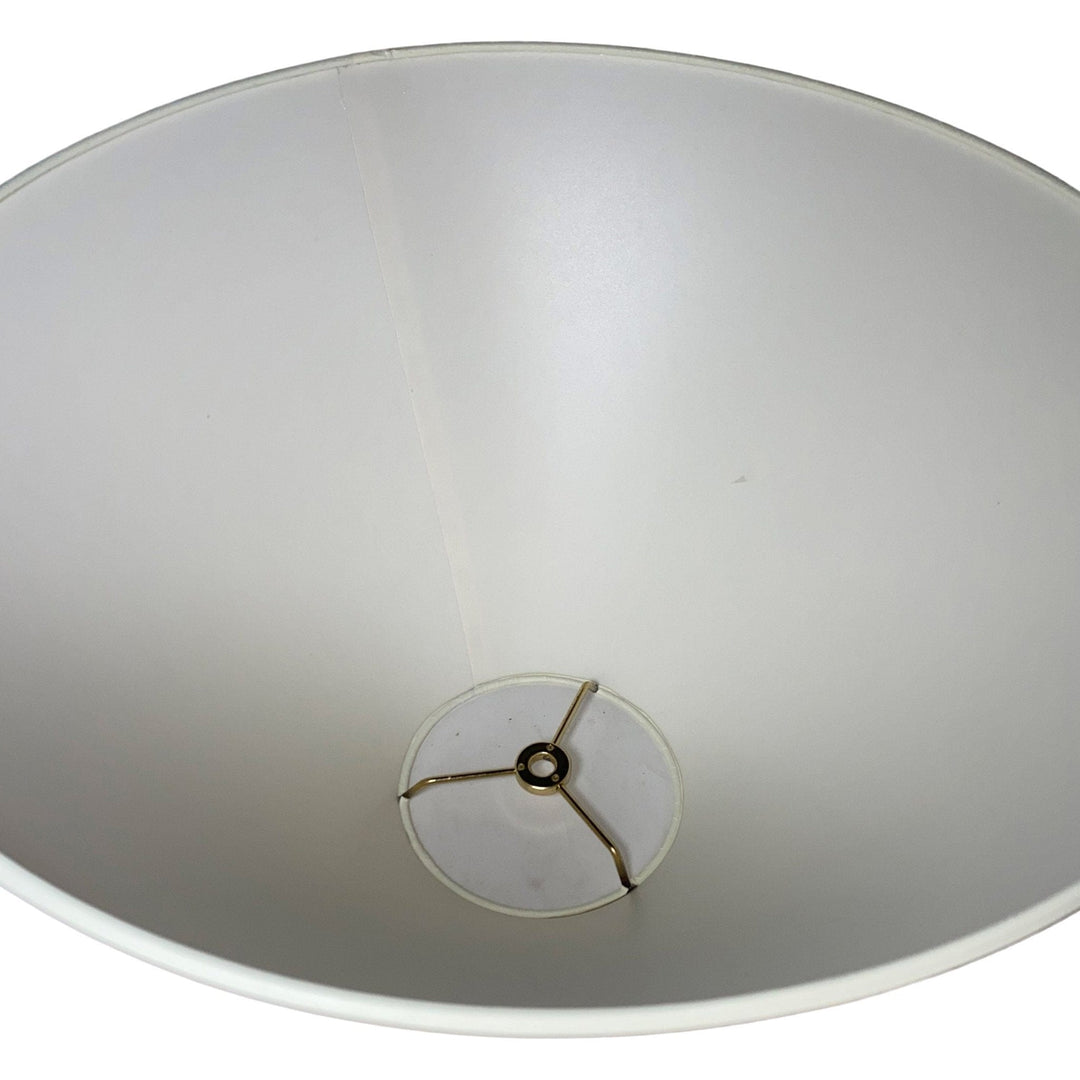 Vellum Paper with Cream interior Empire Hard-back Lamp Shade - Multiple Sizes + CUSTOM SIZES - Lux Lamp Shades