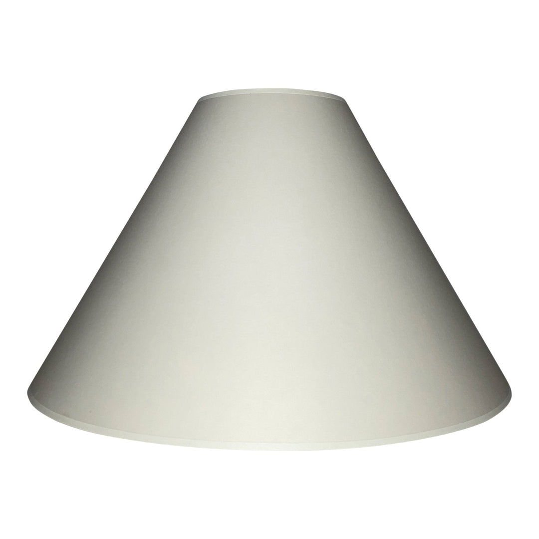 Vellum Paper with Cream interior Empire Hard-back Lamp Shade - Multiple Sizes + CUSTOM SIZES - Lux Lamp Shades