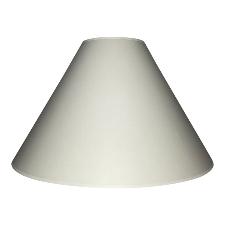 Vellum Paper with Cream interior Empire Hard-back Lamp Shade - Multiple Sizes + CUSTOM SIZES - Lux Lamp Shades