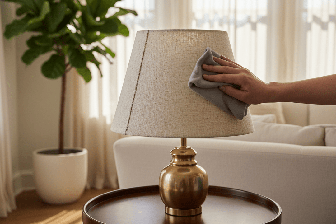 How to Clean a Lampshade | 4 Must-Know Tricks to Keep Lampshades Looking New - Lux Lamp Shades