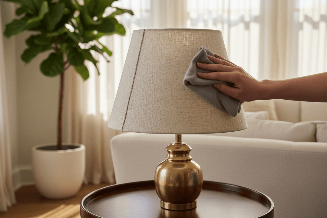 How to Clean a Lampshade | 4 Must-Know Tricks to Keep Lampshades Looking New - Lux Lamp Shades