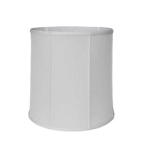 Basic Drum Supreme Satin Lamp Shade - Off White - Lux Lamp Shades