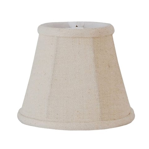 Basic Empire Linen Lamp Shade - Off White - Lux Lamp Shades