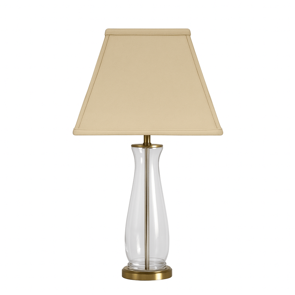 Basic Square Anna Rayon Lamp Shade - Coffee - Lux Lamp Shades