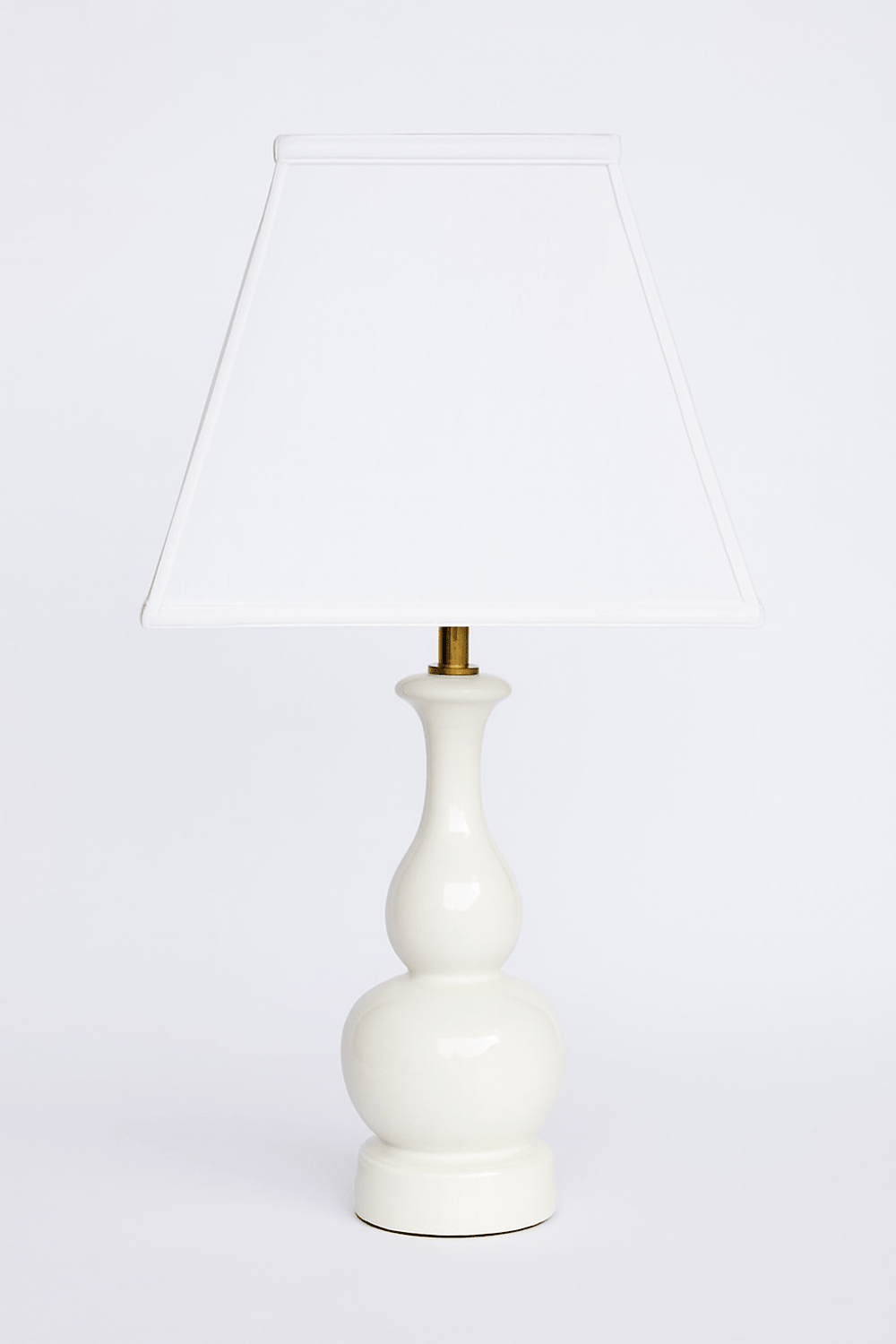 Basic Square Anna Rayon Lamp Shade - Off White - Lux Lamp Shades