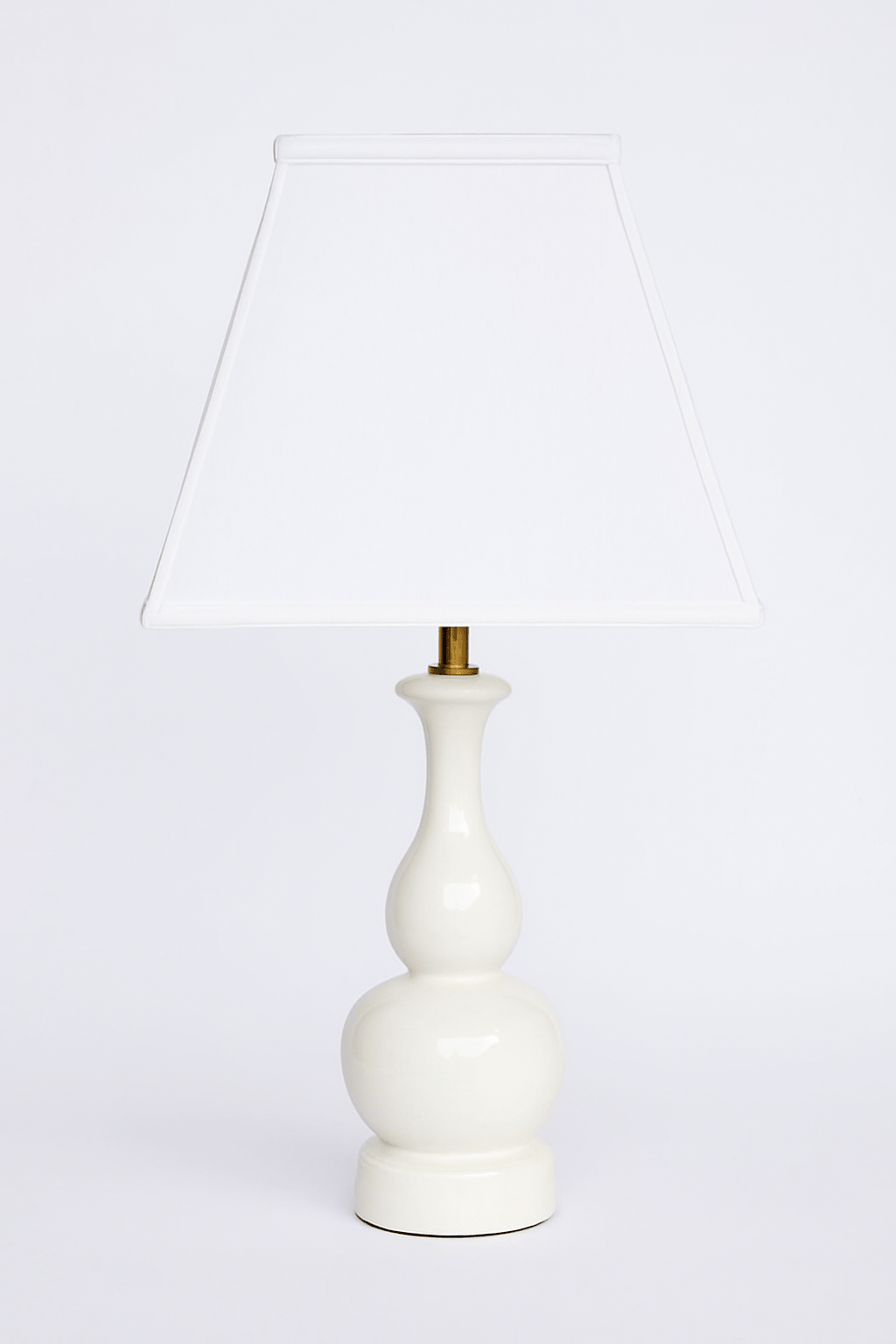 Basic Square Anna Rayon Lamp Shade - Off White - Lux Lamp Shades