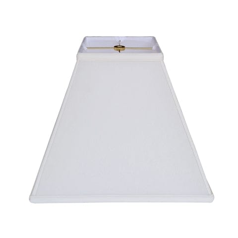 Basic Square Anna Rayon Lamp Shade - Off White - Lux Lamp Shades