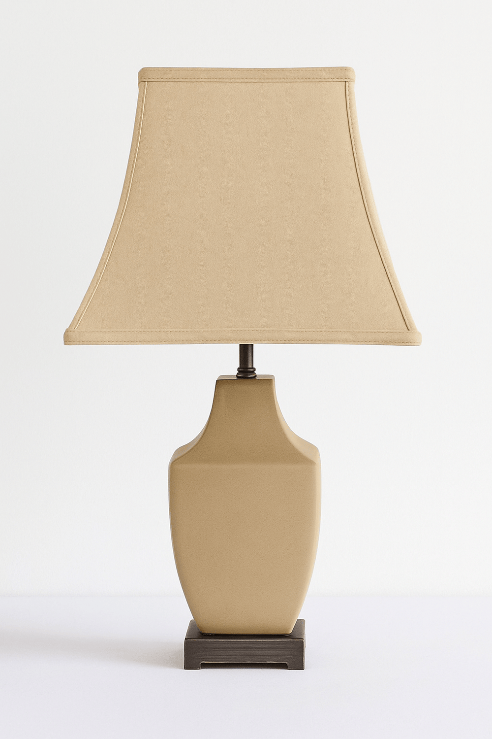 Basic Square Bell Anna Rayon Lamp Shade - Coffee - Lux Lamp Shades