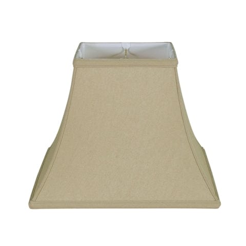Basic Square Bell Anna Rayon Lamp Shade - Coffee - Lux Lamp Shades