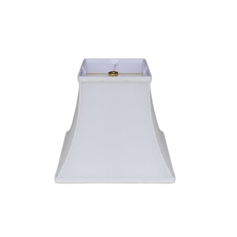 Basic Square Bell Anna Rayon Lamp Shade - Off White - Lux Lamp Shades