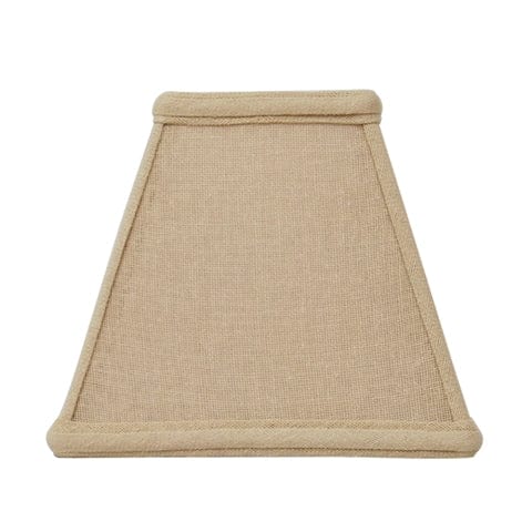 Basic Square Linen Lamp Shade - Beige - Lux Lamp Shades