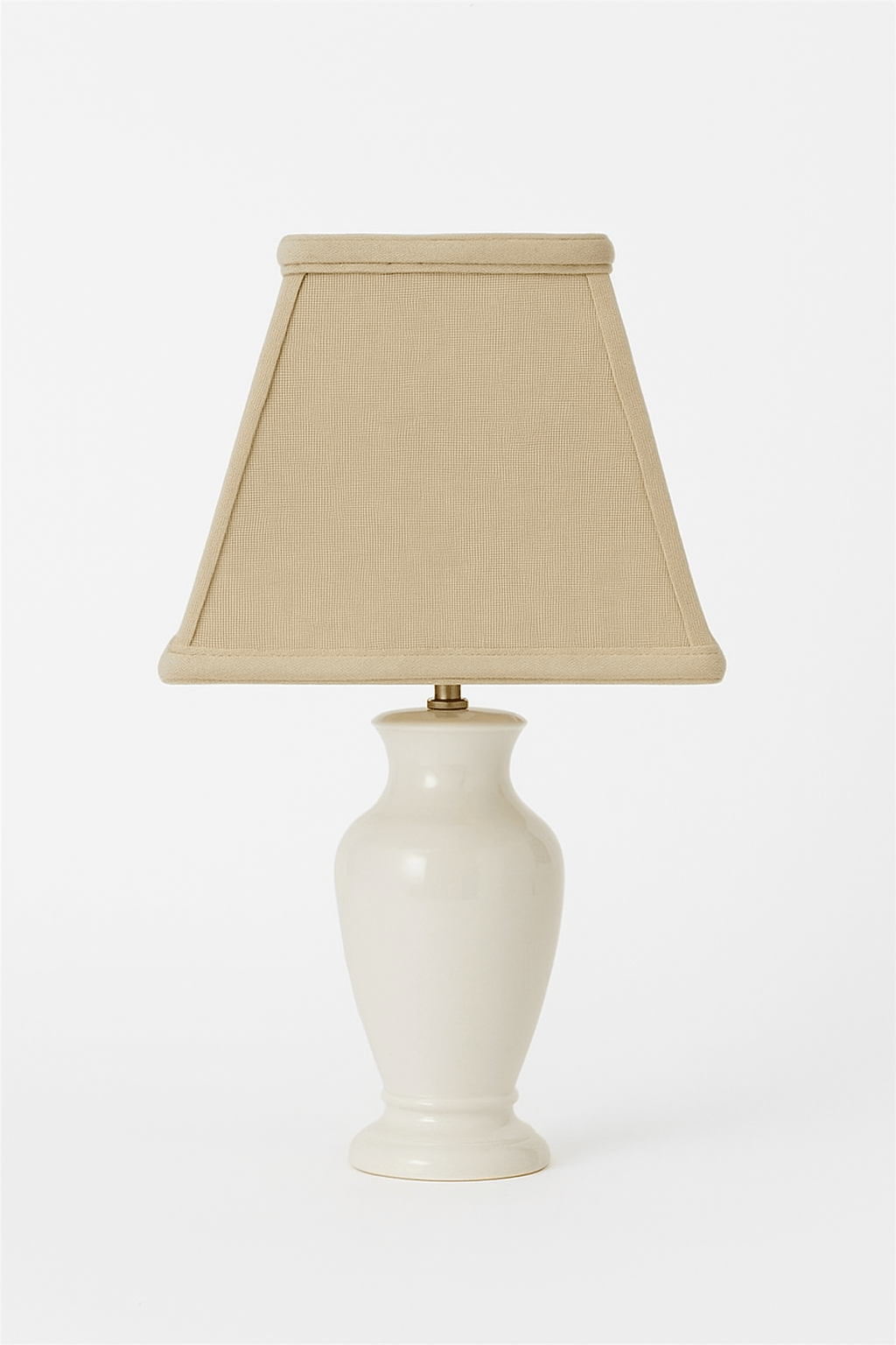 Basic Square Linen Lamp Shade - Beige - Lux Lamp Shades